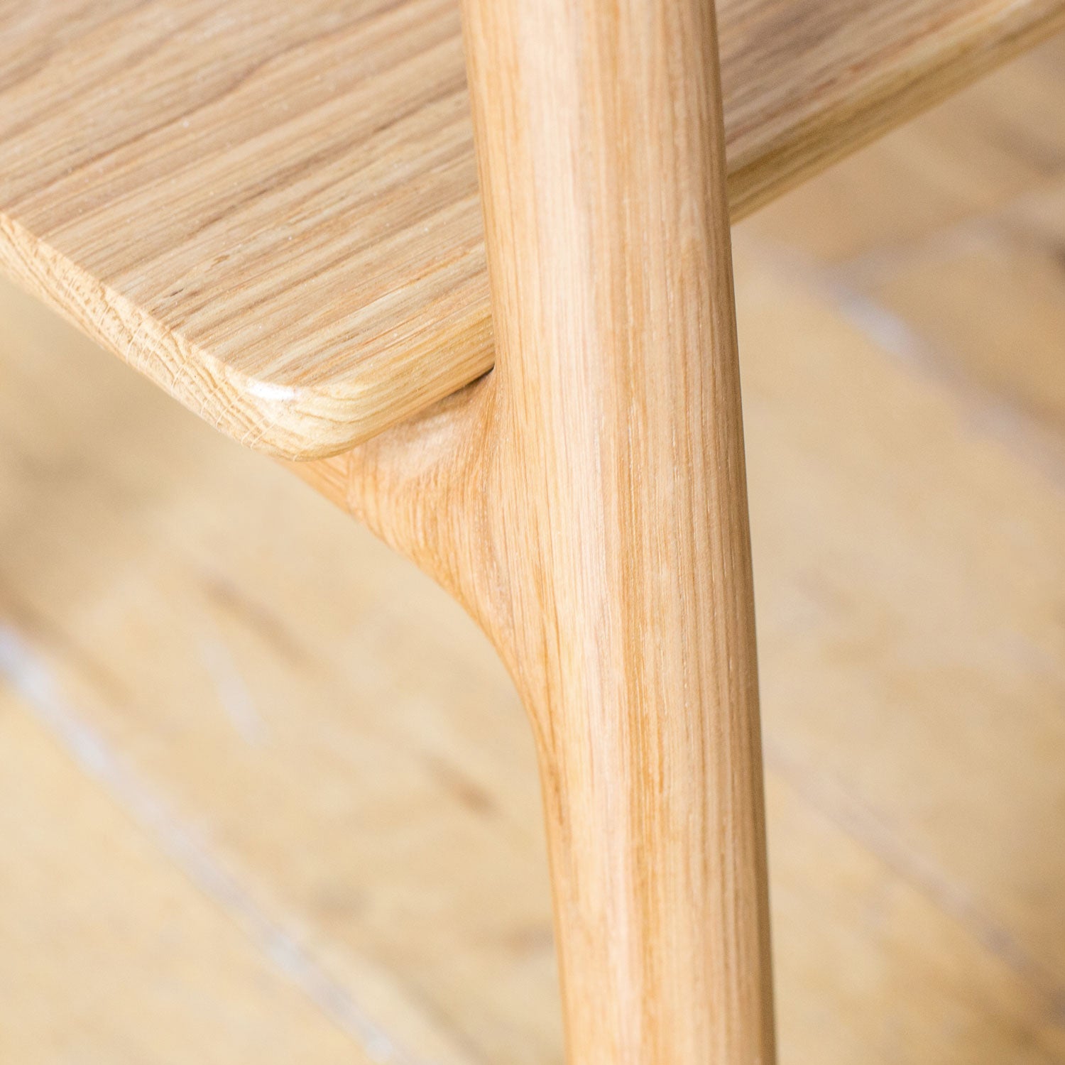 Solid wood cube shelves in walnut or oak - Nick James Design